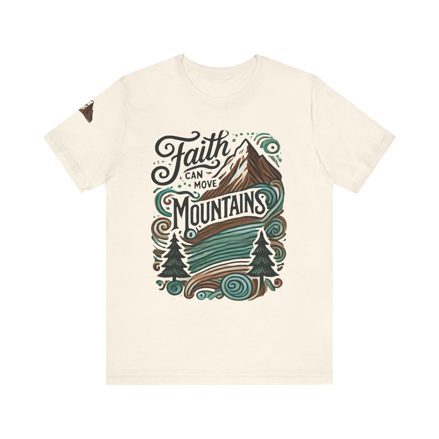 Faith Can Move Mountains Tee - Unisex Short Sleeve T-Shirt - Celebrate Prints