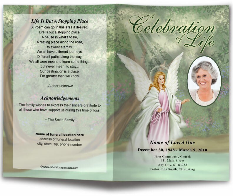 Faith Funeral Program Template - The Funeral Program Site