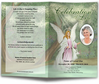 Faith Funeral Program Template - The Funeral Program Site
