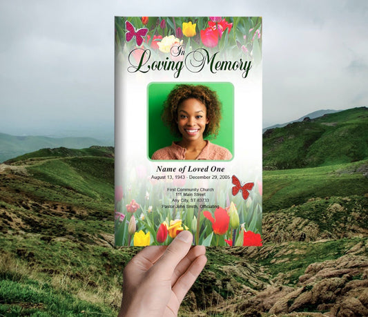 Fields Funeral Program Template - The Funeral Program Site