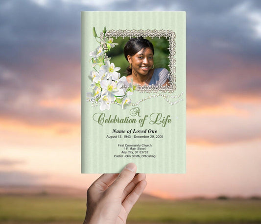 Fresca Funeral Program Template - The Funeral Program Site