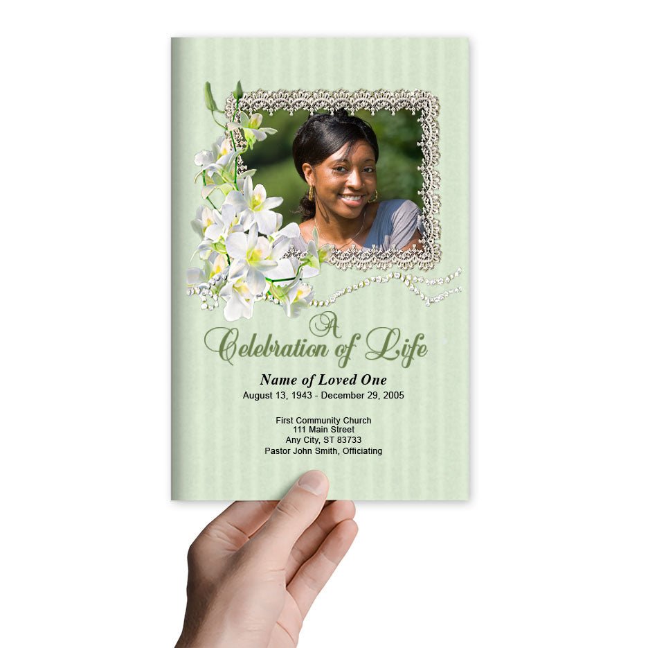 Fresca Funeral Program Template - The Funeral Program Site