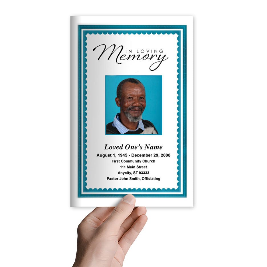 Gallant Funeral Program Template - The Funeral Program Site