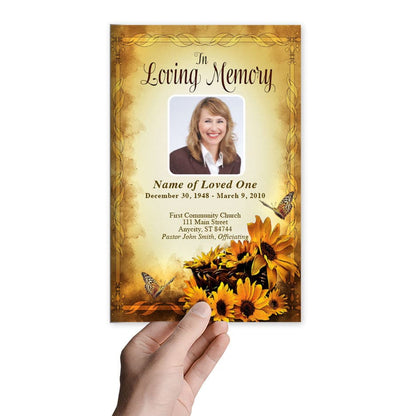 Genesis Funeral Program Template - The Funeral Program Site