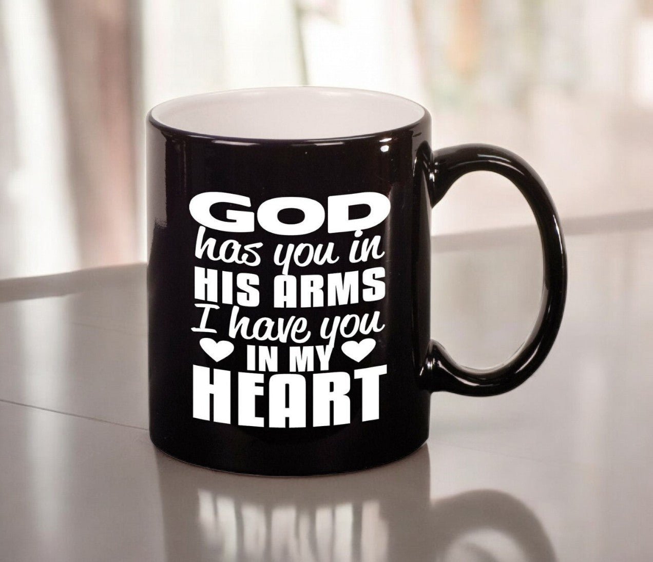 God Has You In His Arms In Loving Memory Ceramic Mug - Celebrate Prints