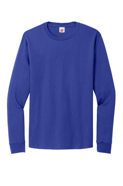 Hanes® Men's Essential - T 100% Cotton Long Sleeve Custom T-Shirt - Celebrate Prints