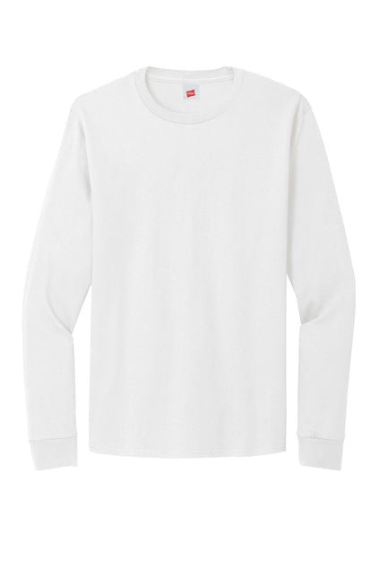 Hanes® Men's Essential - T 100% Cotton Long Sleeve Custom T-Shirt - Celebrate Prints