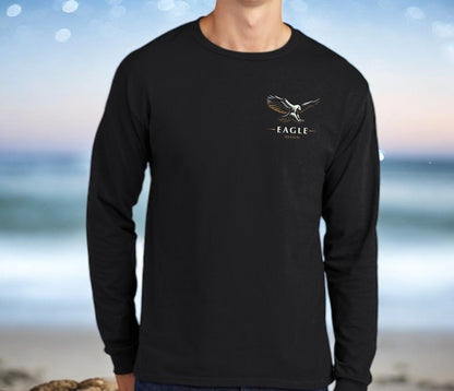 Hanes® Men's Essential - T 100% Cotton Long Sleeve Custom T-Shirt - Celebrate Prints