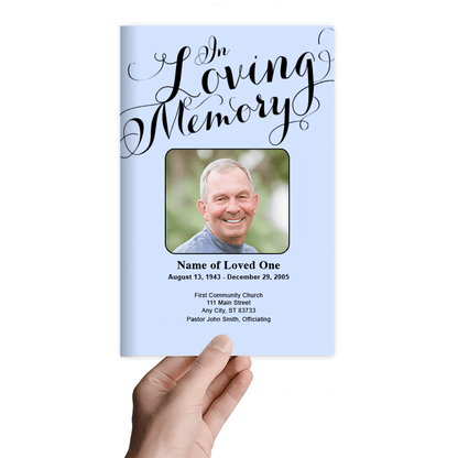 In Loving Memory Funeral Program Template - The Funeral Program Site