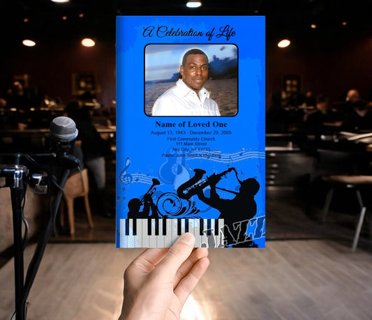 Jazz Funeral Program Template - The Funeral Program Site
