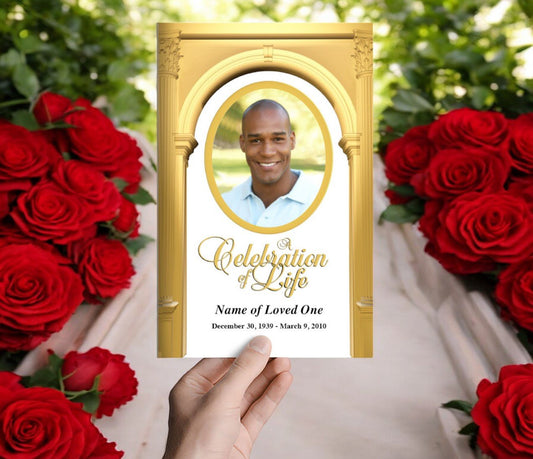 Kingdom Funeral Program Template - The Funeral Program Site