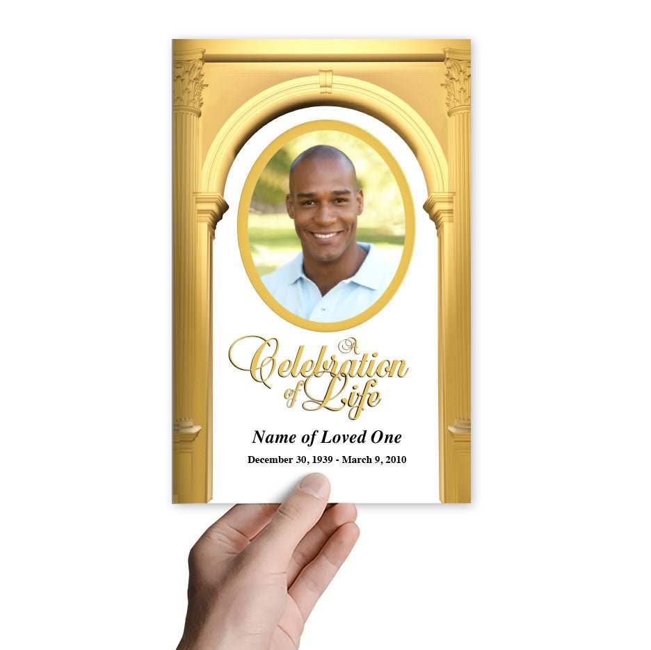 Kingdom Funeral Program Template - The Funeral Program Site