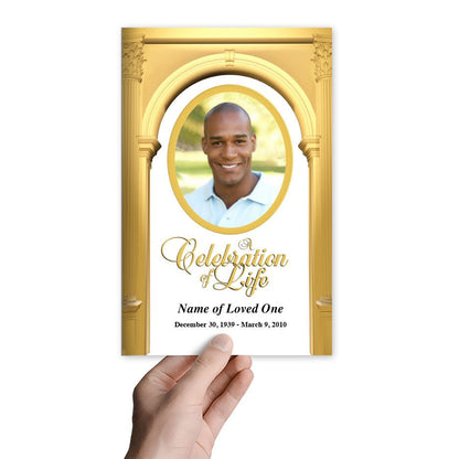 Kingdom Funeral Program Template - The Funeral Program Site