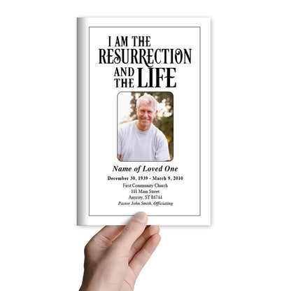 Life Funeral Program Template - The Funeral Program Site