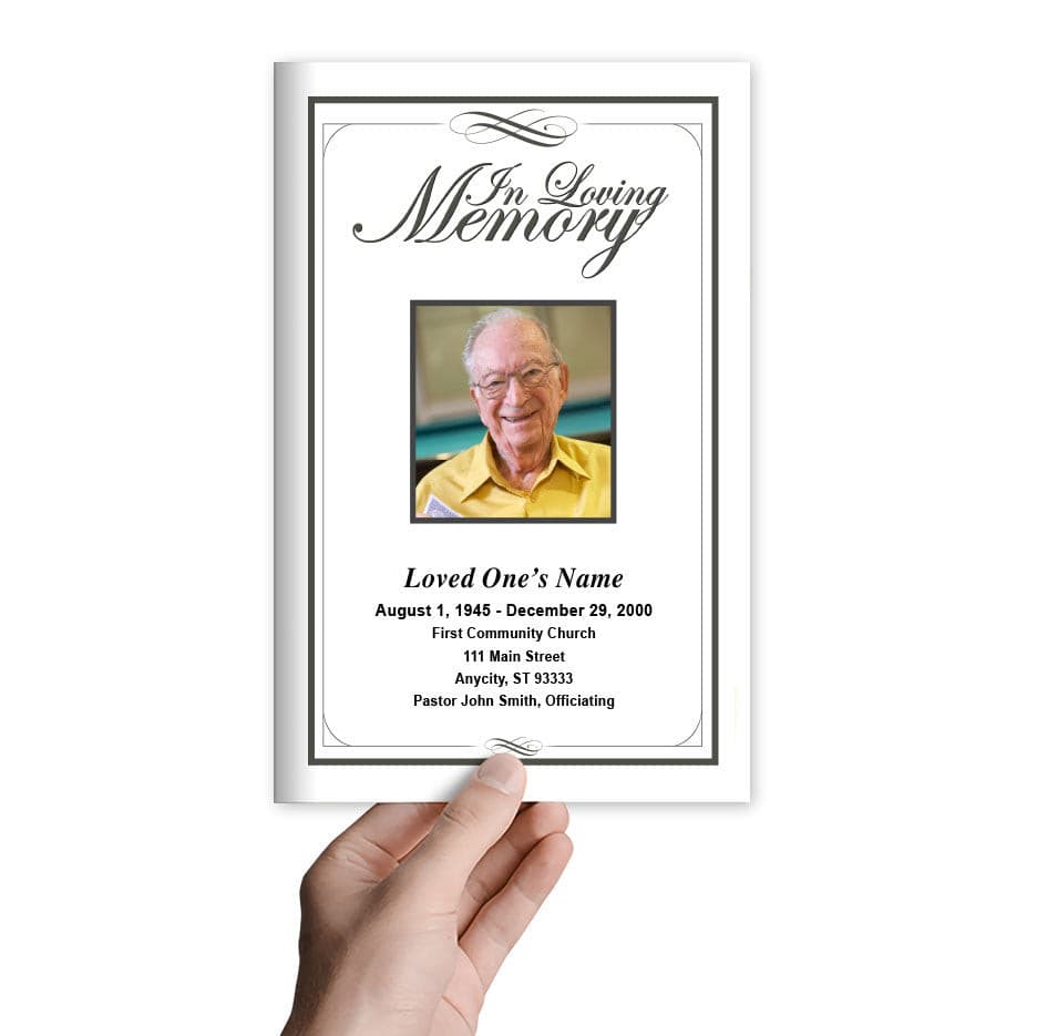 Madison Funeral Program Template - The Funeral Program Site