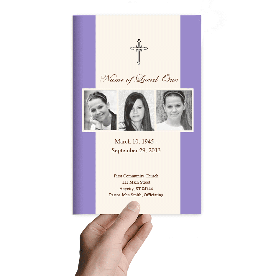McKinney Funeral Program Template - The Funeral Program Site