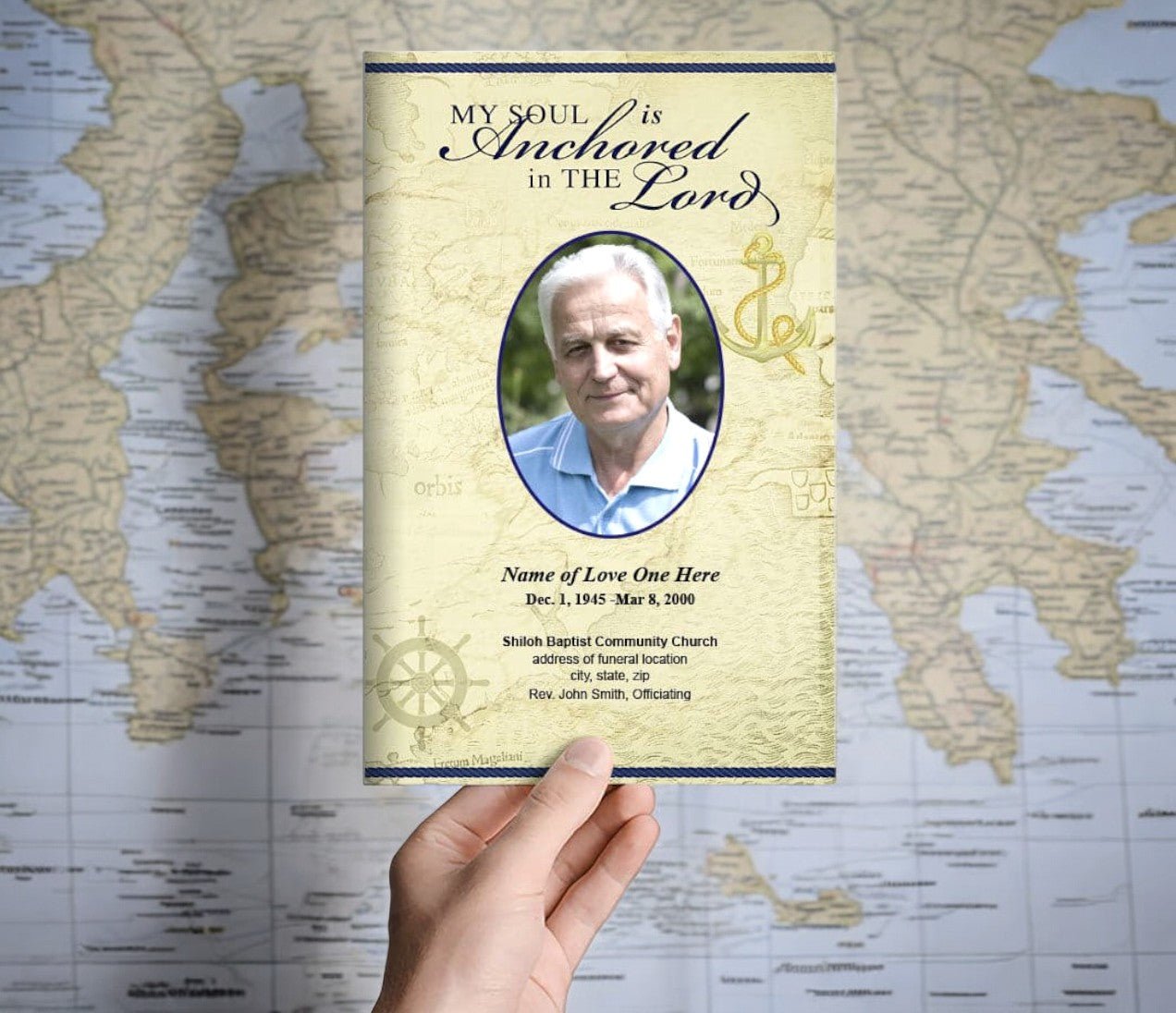 Old Program Template Old World Funeral Program Template - Celebrate Prints
