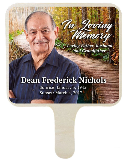 Passage All-In-One Memorial Hand Fan (Pack of 10) - Celebrate Prints