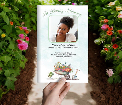 Planting Funeral Program Template - The Funeral Program Site