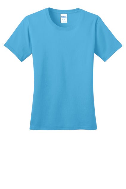 Port & Company® Ladies Ring Spun Cotton Tee - Celebrate Prints