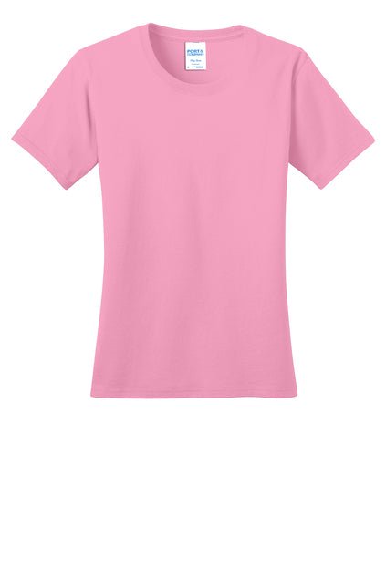 Port & Company® Ladies Ring Spun Cotton Tee - Celebrate Prints