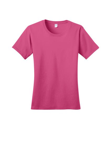 Port & Company® Ladies Ring Spun Cotton Tee - Celebrate Prints