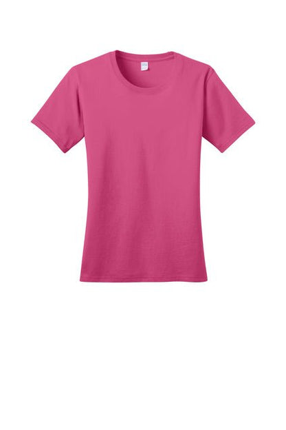 Port & Company® Ladies Ring Spun Cotton Tee - Celebrate Prints