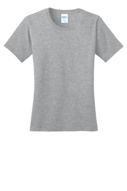 Port & Company® Ladies Ring Spun Cotton Tee - Celebrate Prints