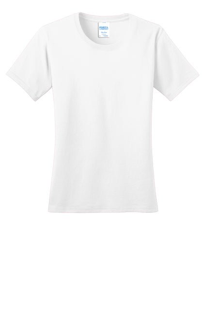 Port & Company® Ladies Ring Spun Cotton Tee - Celebrate Prints