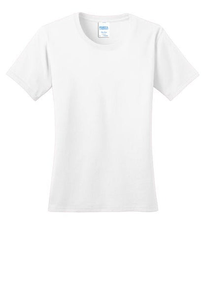 Port & Company® Ladies Ring Spun Cotton Tee - Celebrate Prints