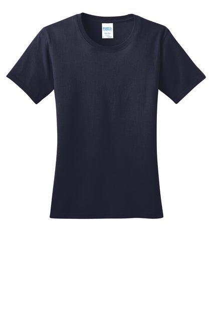 Port & Company® Ladies Ring Spun Cotton Tee - Celebrate Prints