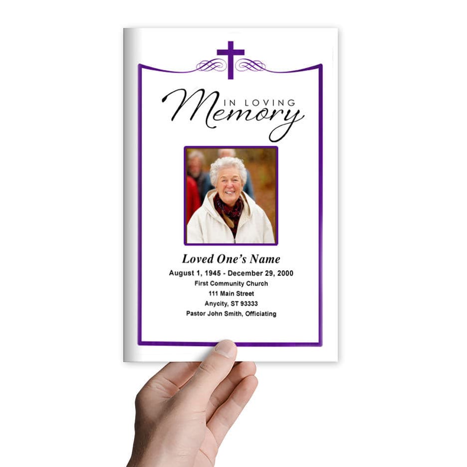 Remembrance Funeral Program Template - The Funeral Program Site