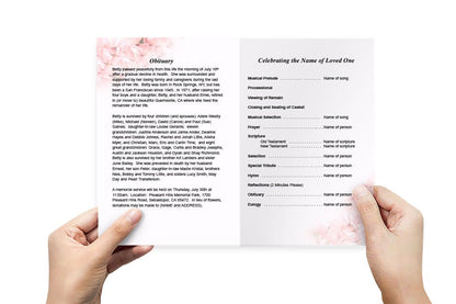 Reminisce Funeral Program Template - The Funeral Program Site