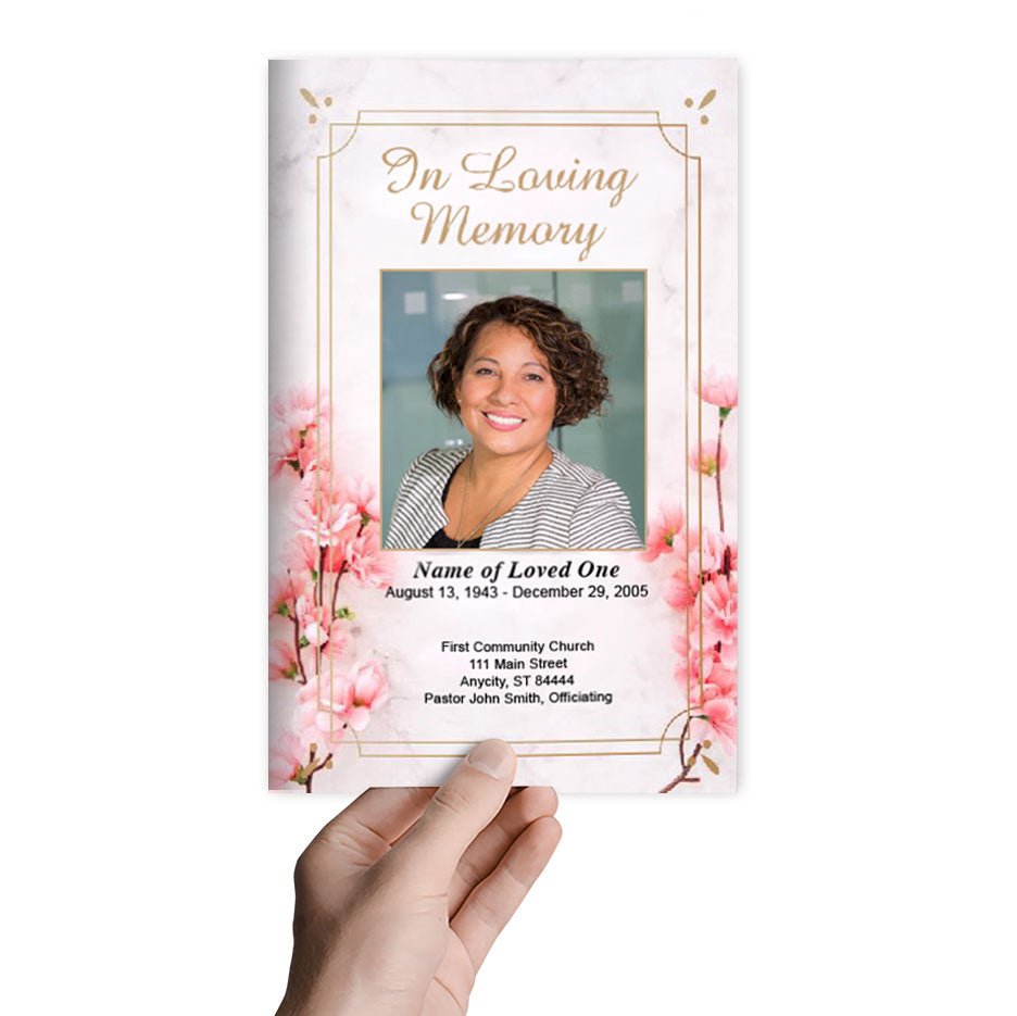 Reminisce Funeral Program Template - The Funeral Program Site