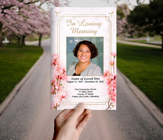 Reminisce Funeral Program Template - The Funeral Program Site