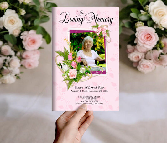 Sanders Funeral Program Template - The Funeral Program Site