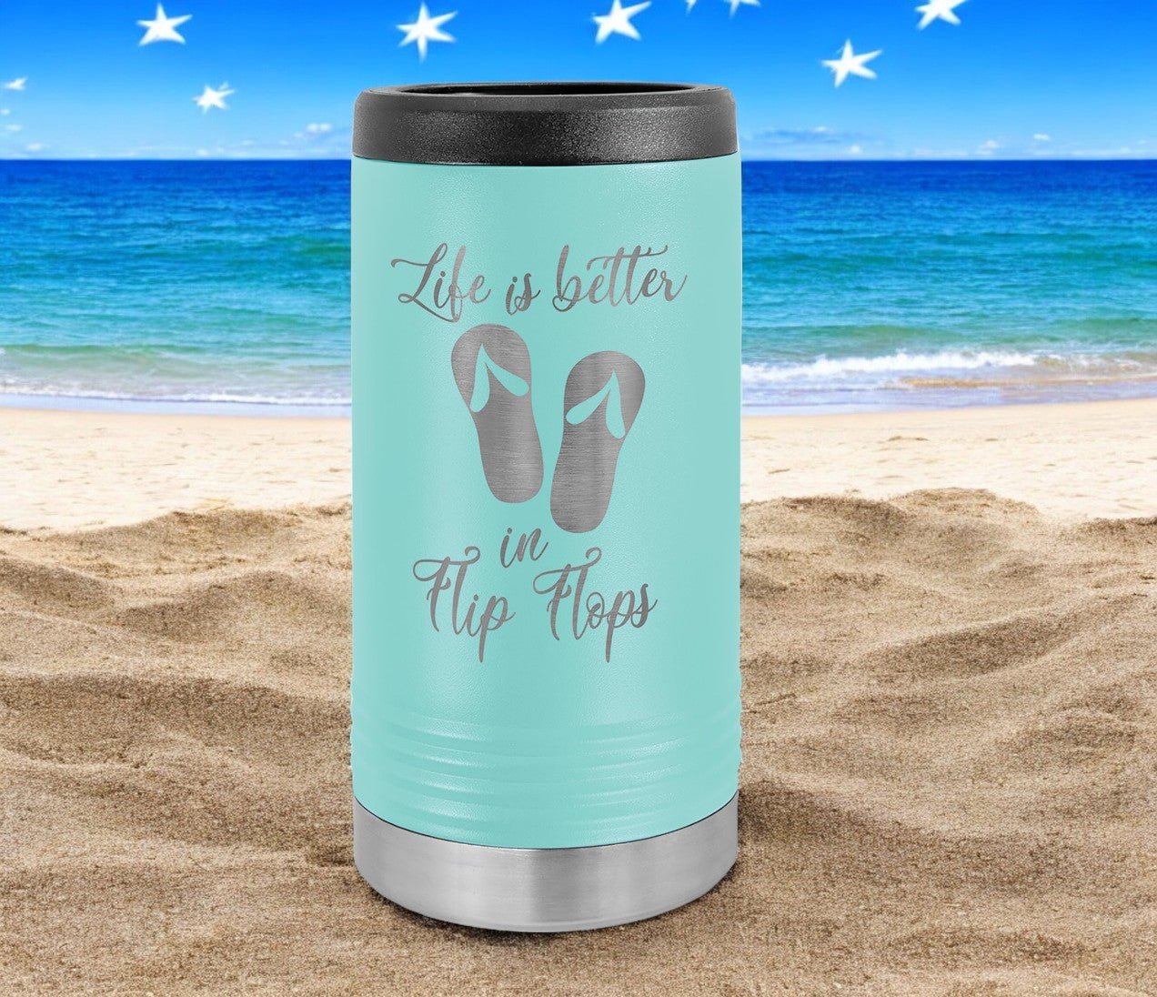 Slim Vacuum Insulated Beverage Holder - Celebrate Prints