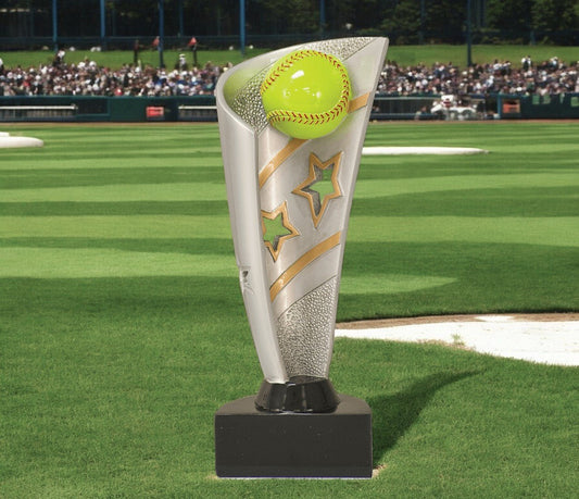 Softball Banner Trophy - Celebrate Prints