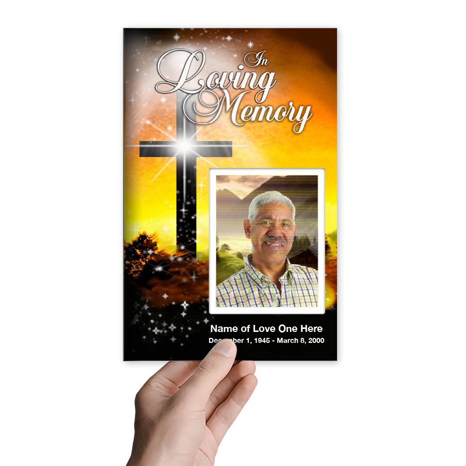 Splendor Funeral Program Template - The Funeral Program Site