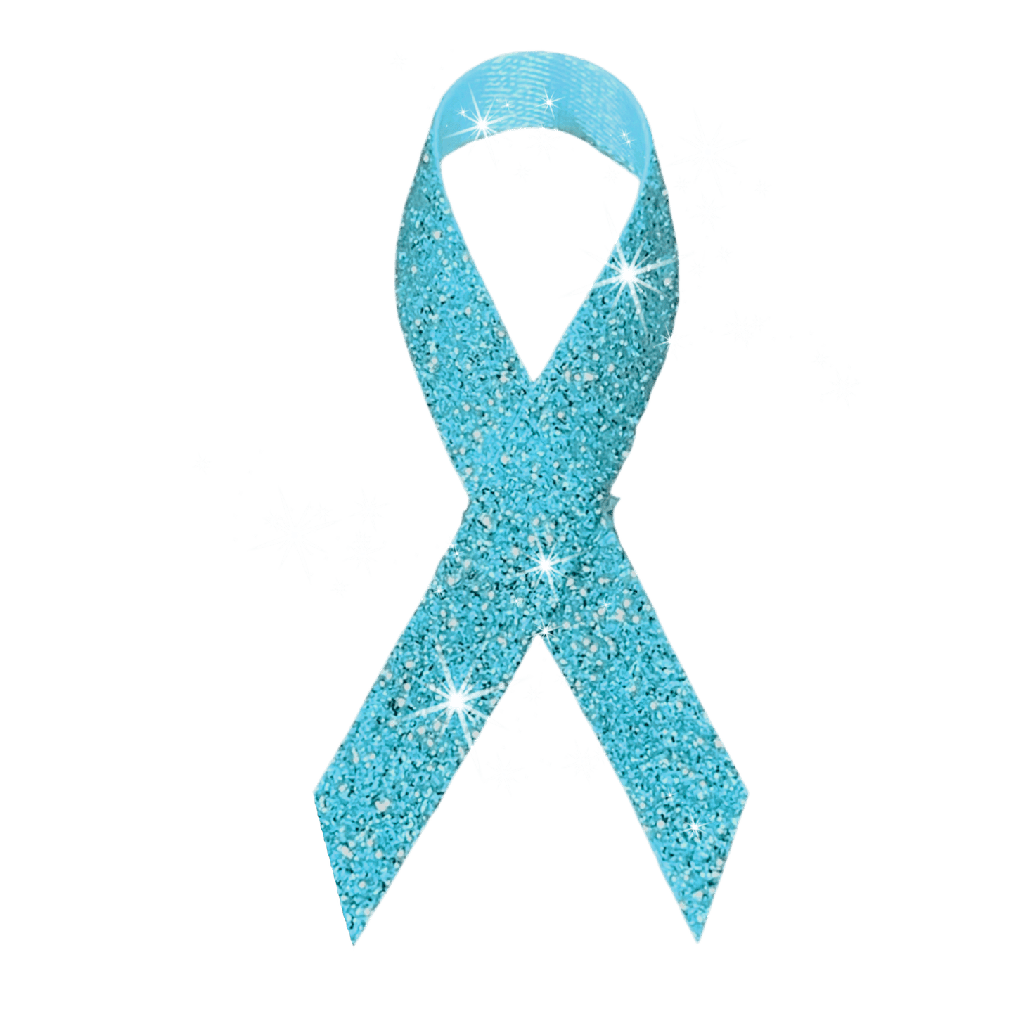 Teal Cancer Ribbon, Awareness Ribbons (No Personalization) - Pack of 10 - Celebrate Prints