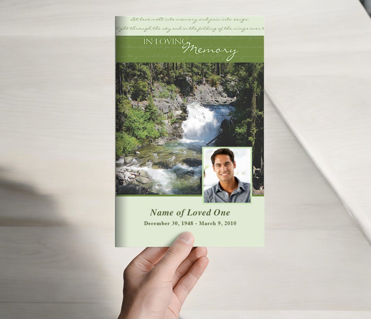 Winsome Funeral Program Template - The Funeral Program Site – Celebrate ...