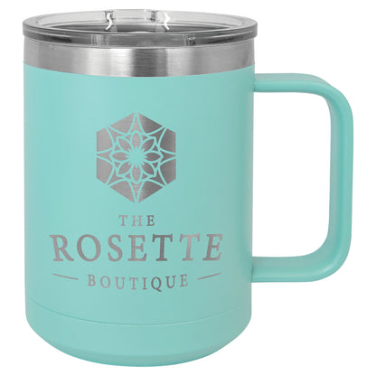 15 oz. Vacuum Insulated Mug with Slider Lid - Celebrate Prints