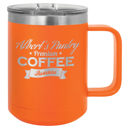 15 oz. Vacuum Insulated Mug with Slider Lid - Celebrate Prints