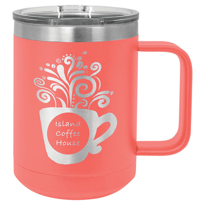 15 oz. Vacuum Insulated Mug with Slider Lid - Celebrate Prints