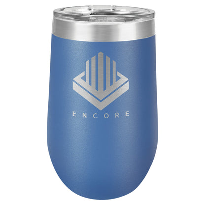 16 oz. Vacuum Insulated Stemless Tumbler with Lid - Celebrate Prints