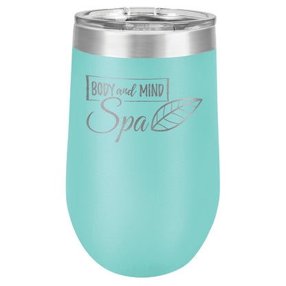 16 oz. Vacuum Insulated Stemless Tumbler with Lid - Celebrate Prints