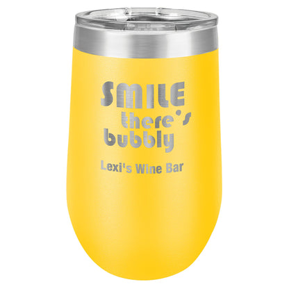 16 oz. Vacuum Insulated Stemless Tumbler with Lid - Celebrate Prints