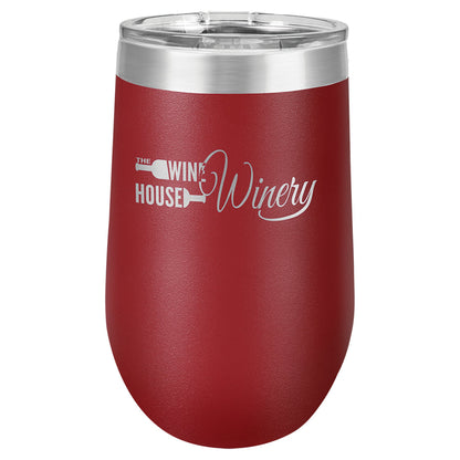 16 oz. Vacuum Insulated Stemless Tumbler with Lid - Celebrate Prints