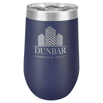 16 oz. Vacuum Insulated Stemless Tumbler with Lid - Celebrate Prints