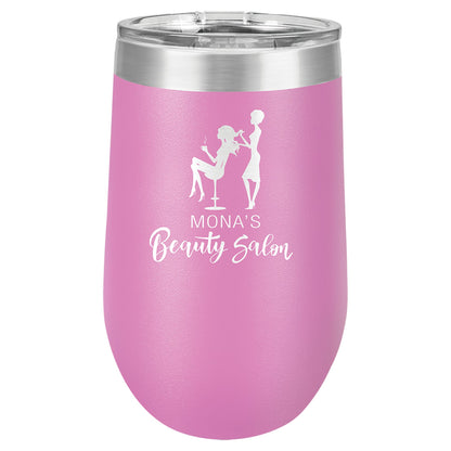 16 oz. Vacuum Insulated Stemless Tumbler with Lid - Celebrate Prints